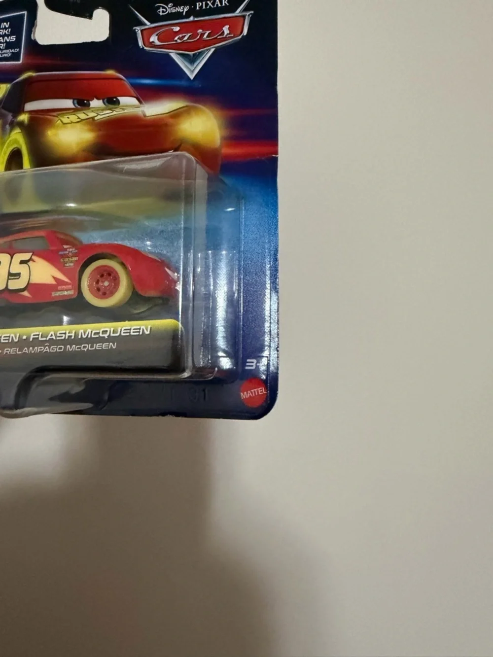 Mattel Lightning McQueen Die-Cast Car in Red and Yellow